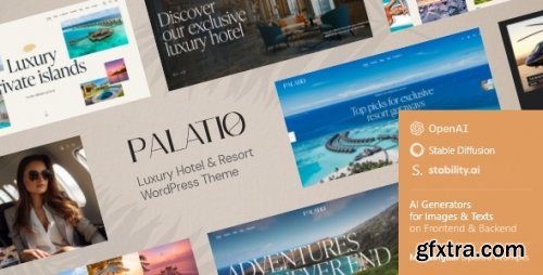 Themeforest - Palatio — Luxury Hotel &amp; Resort WordPress Theme 51432870 v1.1.0 - Nulled