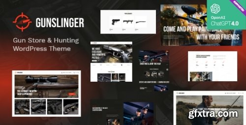 Themeforest - Gunslinger — Gun Store &amp; Hunting WordPress Theme 51103183 v1.1.0 - Nulled