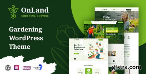 Themeforest - OnLand - Gardening WordPress Theme 32203475 v1.0.8 - Nulled