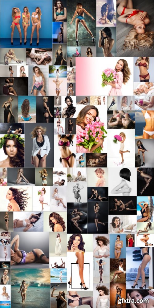 Girls Bundle 100 Stock Photo #1