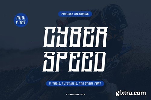 Cyber Speed Futuristic and Sport Font KPBTH7P Cyber Speed Futuristic and Sport Font KPBTH7P