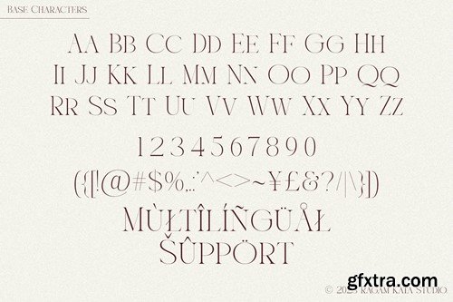 Boraos - Elegance Serif Font W9YVGMU