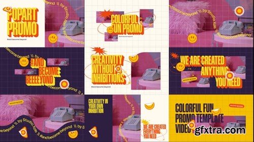 Videohive Popart Promo 51420520 Videohive Popart Promo 51420520