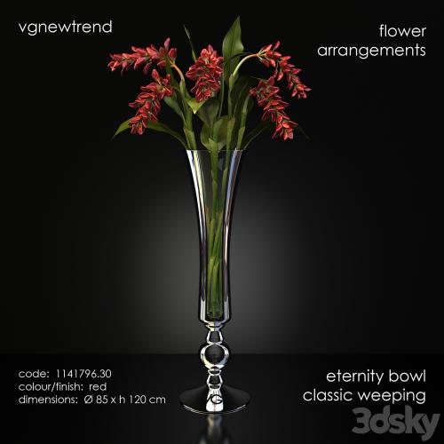 A flower in a vase vgnewtrend, flower arrangements, eternity bowl classic weeping