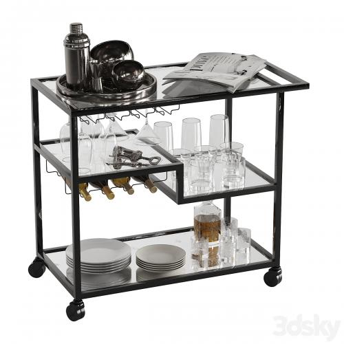 Drink Bar cart set 3