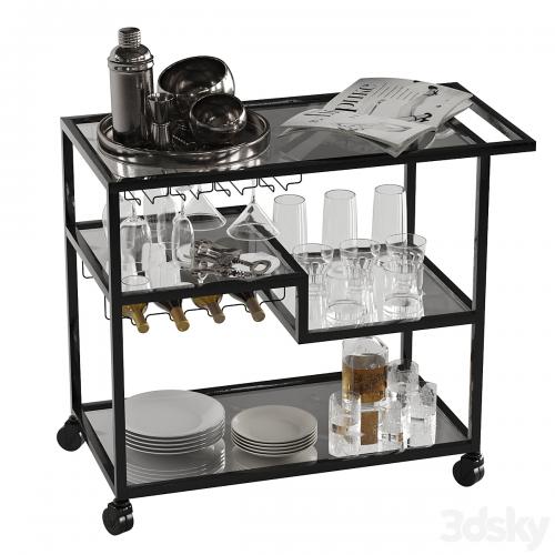 Drink Bar cart set 3