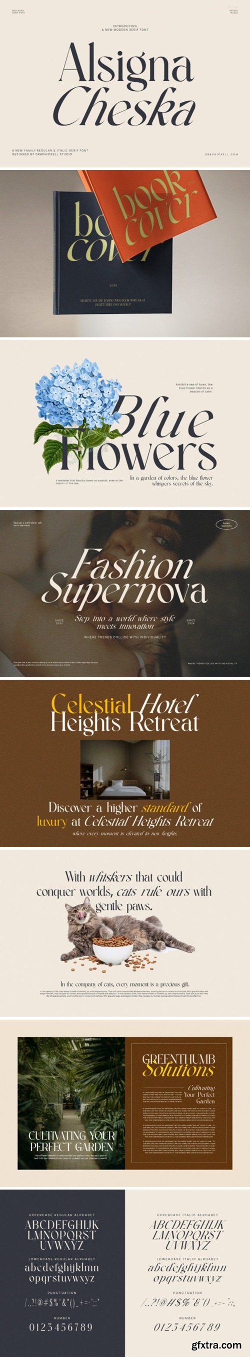 Alsgina Cheska Font