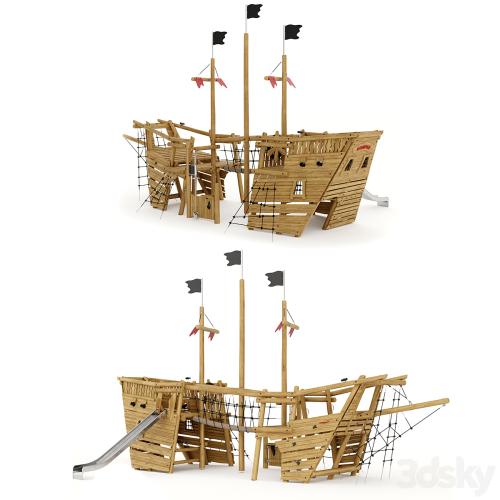 KOMPAN. PIRATE SHIP - LARGE