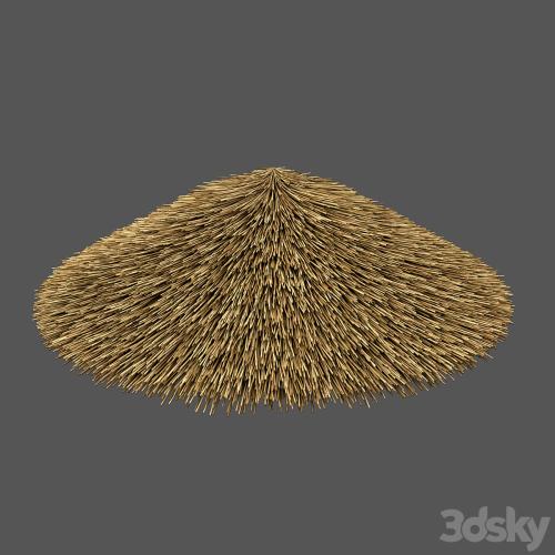 Thatched roof set / Thatched roof. Constructor.
