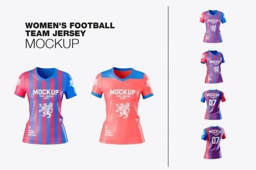 Set Women’s Soccer Jersey mockup