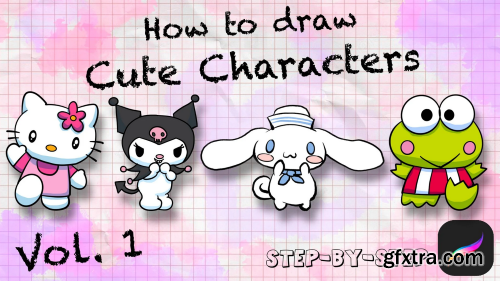 How to draw cute characters step-by-step