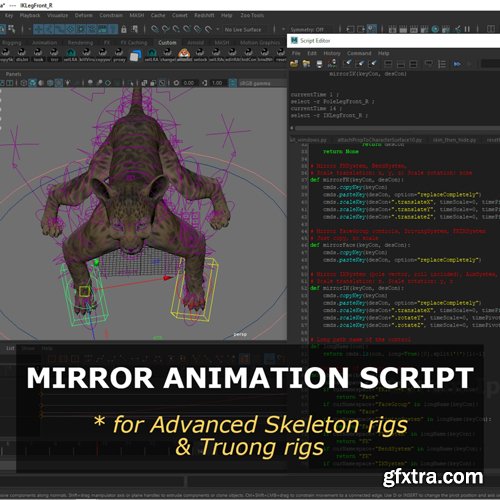 Mirror Animation Script for Maya