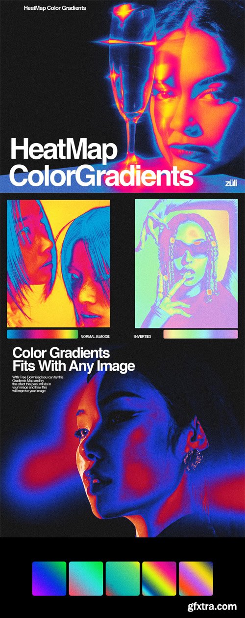 HeatMap Color Gradients for Photoshop