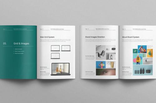Brand Guidelines Layout Design Template