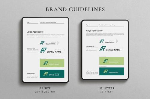 Brand Guidelines Layout Design Template