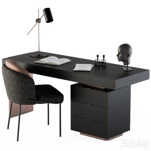 Minotti carson writing table