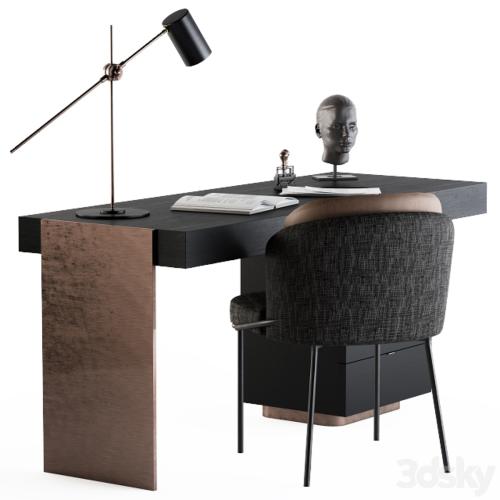 Minotti carson writing table