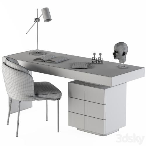 Minotti carson writing table