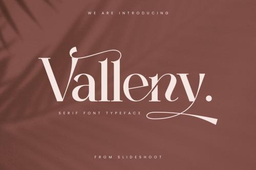 Valleny Serif Font