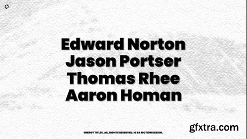 Videohive Energy Titles 52481112 Videohive Energy Titles 52481112