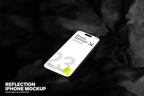 iPhone Mockup With Reflection