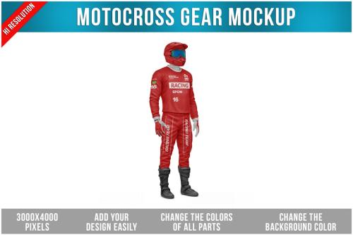 Motocross Gear Mockup