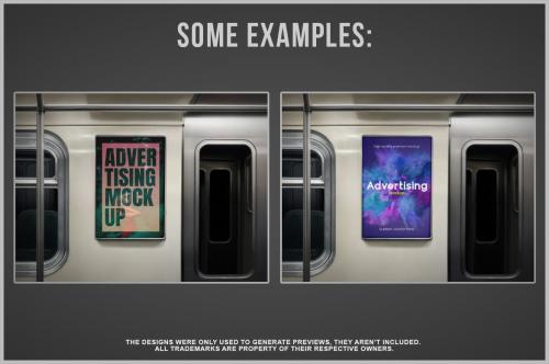 Subway Billboard Mockup