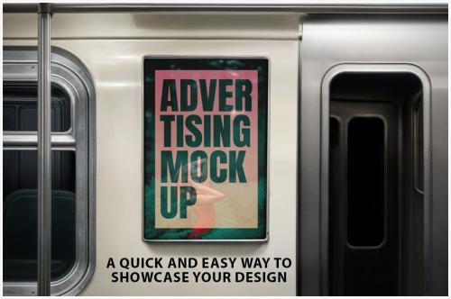 Subway Billboard Mockup