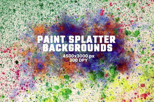 Paint Splatter Backgrounds