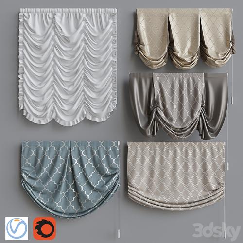 Set of Roman Curtains 4