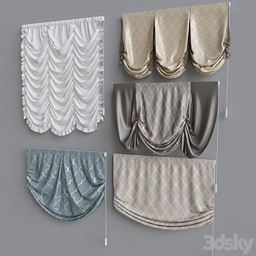 Set of Roman Curtains 4
