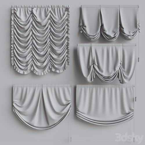 Set of Roman Curtains 4