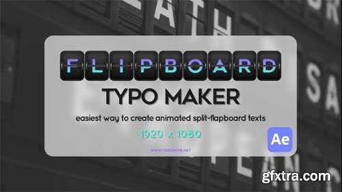 Videohive Flipboard Typo Maker 52518818