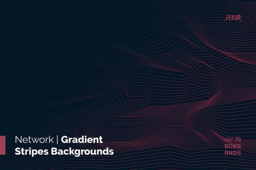 Network | Gradient Stripes Backgrounds