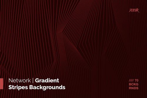 Network | Gradient Stripes Backgrounds