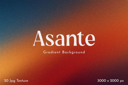 Asante - Grainy Gradient Abstract Background