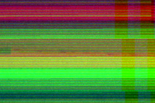 Lost Signal VHS TV Color Glitch