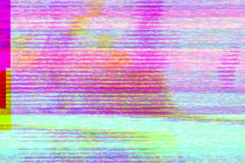 Lost Signal VHS TV Color Glitch