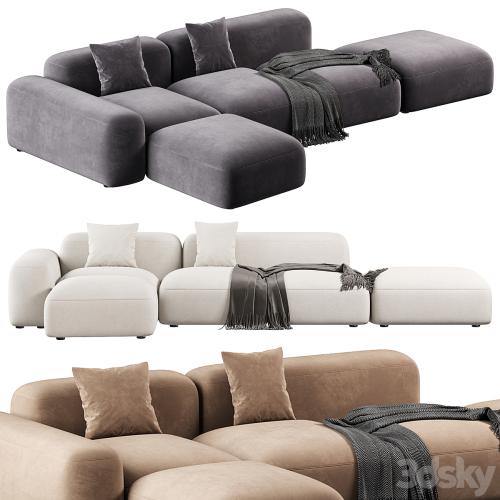 Customizable Sofa Lapis E019