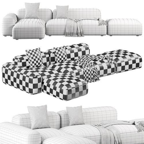 Customizable Sofa Lapis E019