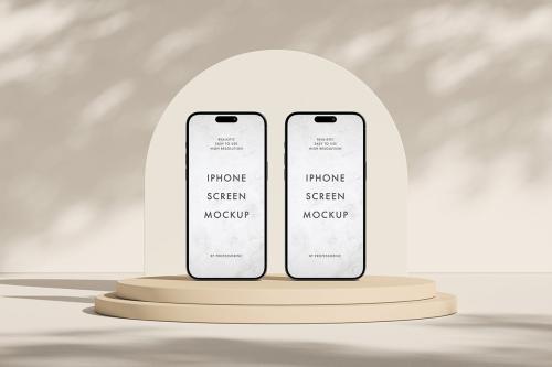 iPhone 15 Pro Mockup Collection