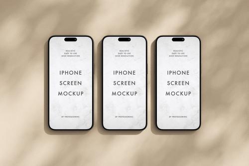 iPhone 15 Pro Mockup Collection