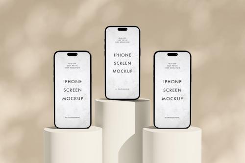 iPhone 15 Pro Mockup Collection