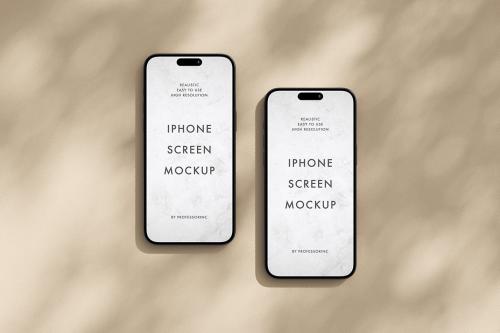 iPhone 15 Pro Mockup Collection