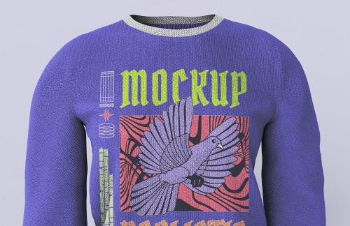 Crewneck Sweater Mockup