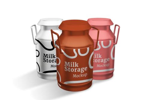 Milk Storage Mockup