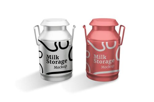 Milk Storage Mockup