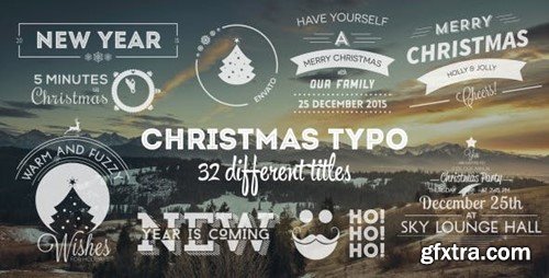 Videohive Christmas Typo - Titles, Greetings, Invitations 9790189 Videohive Christmas Typo - Titles, Greetings, Invitations 9790189