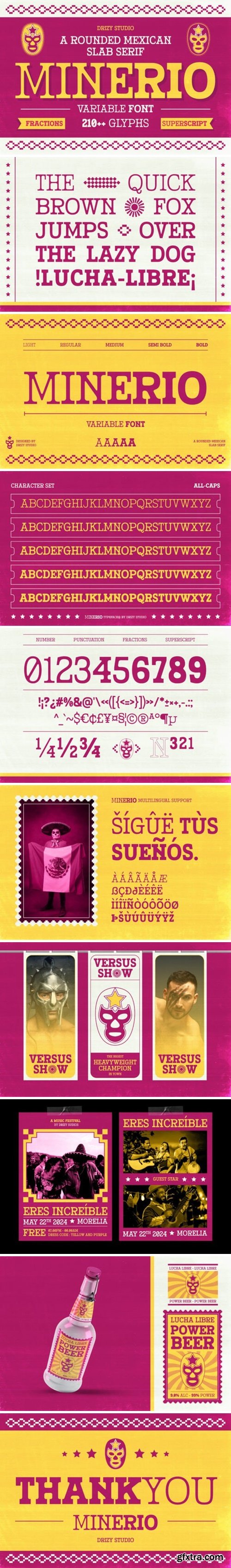 Minerio Font