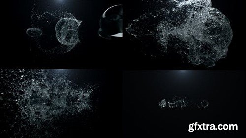 Videohive Water Blast Logo 17308596 Videohive Water Blast Logo 17308596